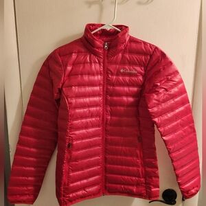 Columbia Womens Red Flash Forward Down Jacket
